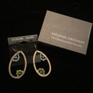 Silpada Crystal Beaded Earrings